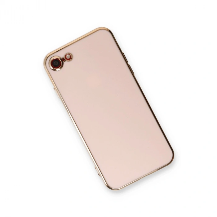 Apple İphone 7 Kılıf Volet Silikon - Pembe
