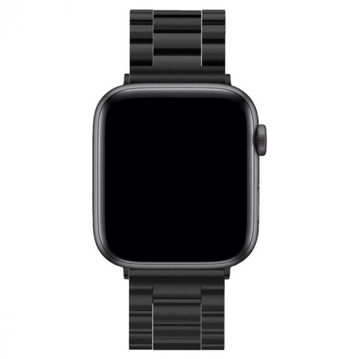 Apple Watch 42mm Metal Baklalı Kordon (saat Değildir) - Siyah