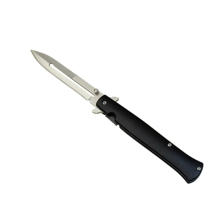 Çakı Metal Delikli Kabzalı 23 Cm , Yarı Otomatik