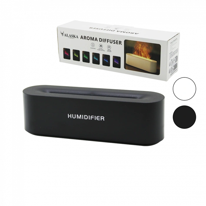 Dikdörtgen USB Hava Nemlendirici 150ml Renkli LED