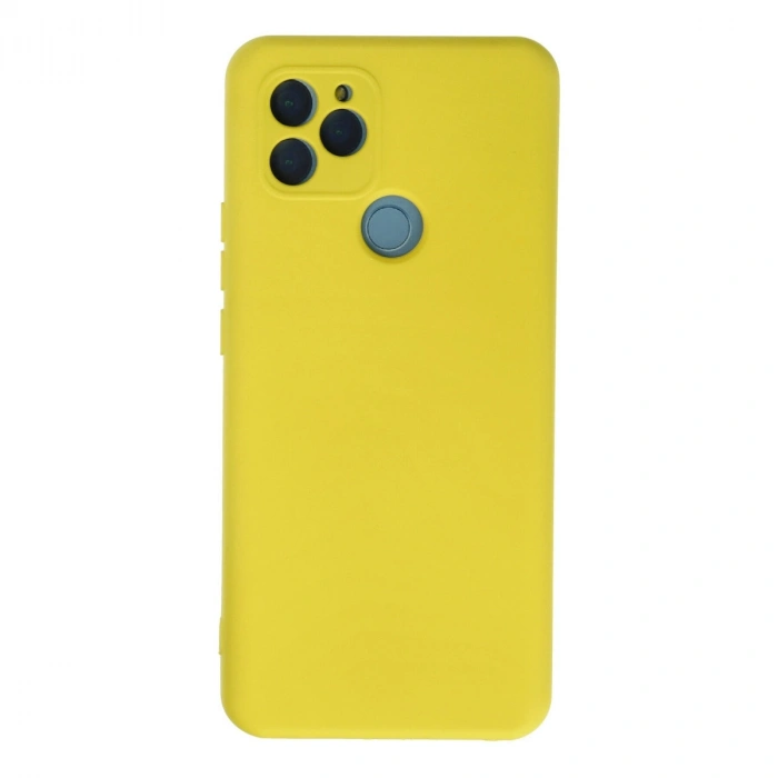 General Mobile Gm 21 Kılıf Nano İçi Kadife Silikon - Sarı