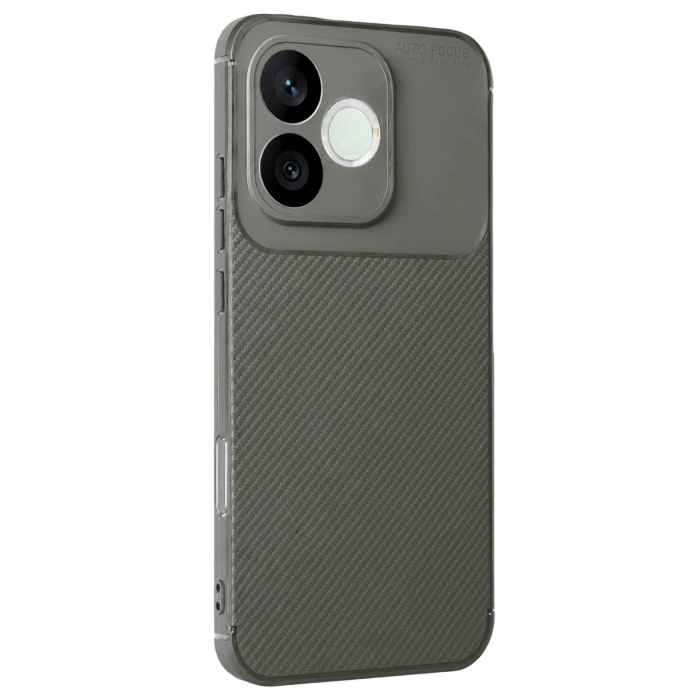 Huawei Honor 600 Lite Auto Focus Karbon Kapak - Gri