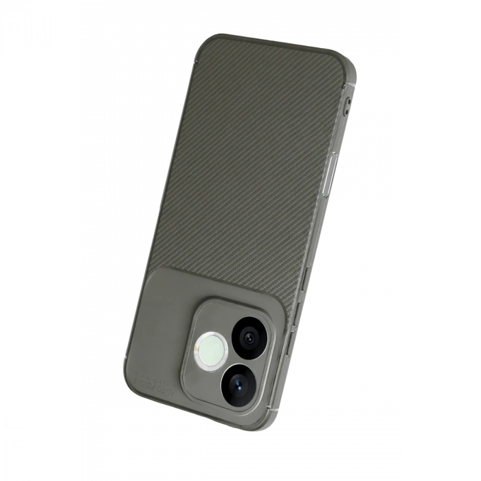 Huawei Honor 600 Lite Auto Focus Karbon Kapak - Gri