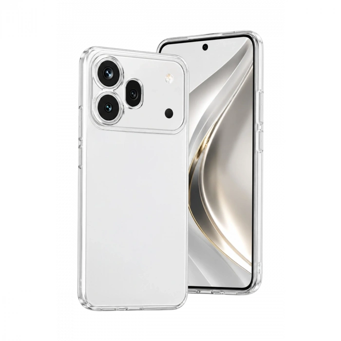 Huawei Honor 600 Pro Lüx Şeffaf Silikon - Şeffaf