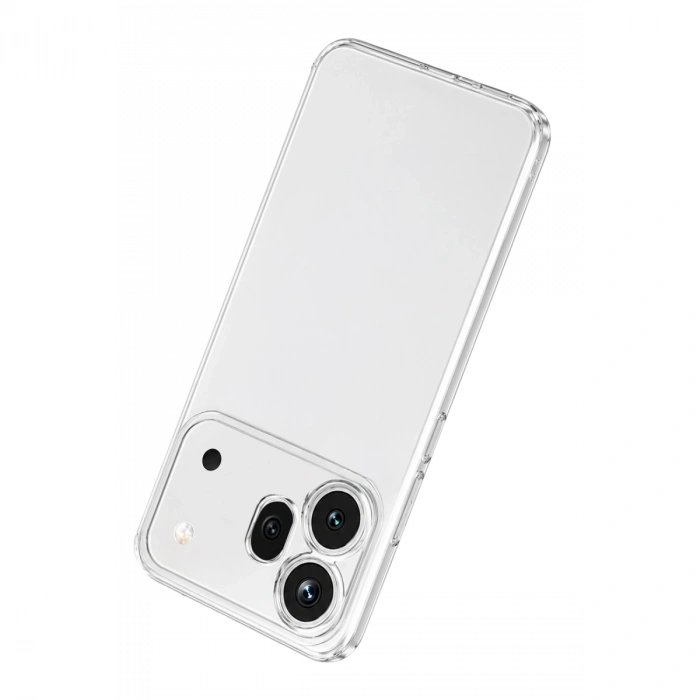 Huawei Honor 600 Pro Lüx Şeffaf Silikon - Şeffaf