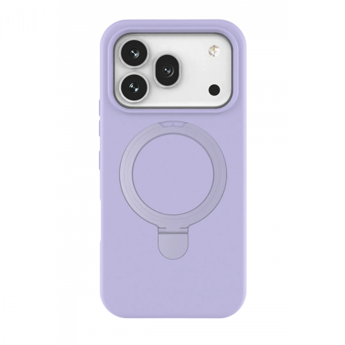 Huawei Honor 600 Regal Magsafe Standlı Kapak - Lila