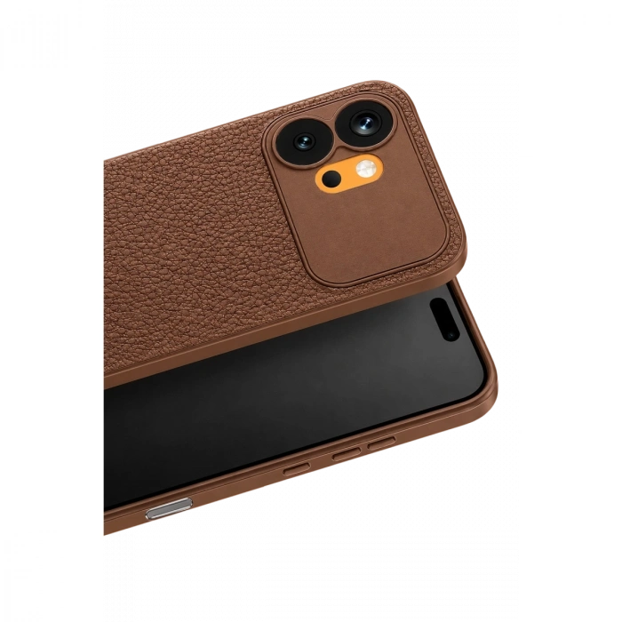 Huawei Honor 600 Thermax Silikon Kılıf - Kahverengi