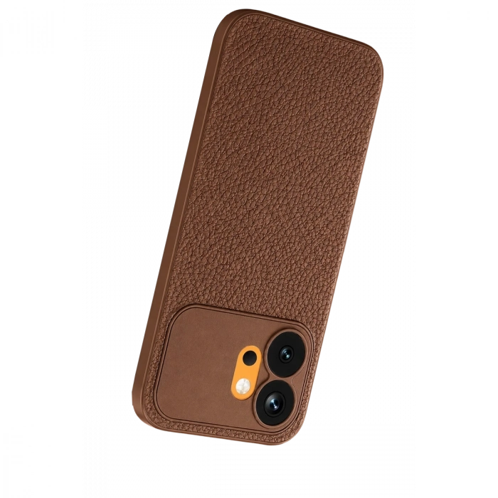 Huawei Honor 600 Thermax Silikon Kılıf - Kahverengi