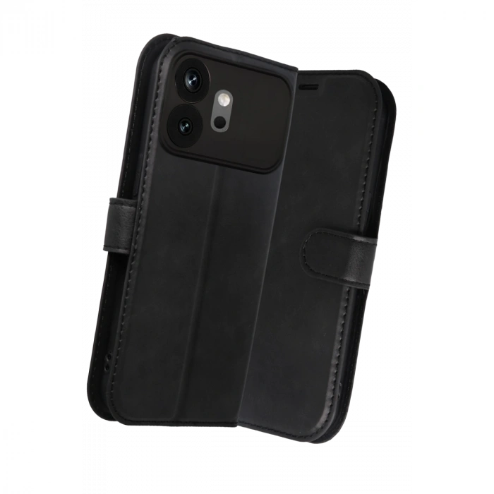 Huawei Honor 600 Trend S Plus Kapaklı Kılıf - Siyah