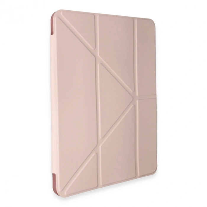 Huawei Honor Pad V9 Kılıf Kalemlikli Mars Tablet Kılıfı - Rose Gold