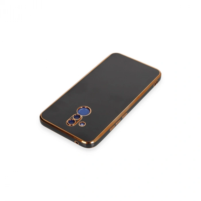 Huawei Mate 20 Lite Kılıf Volet Silikon - Siyah