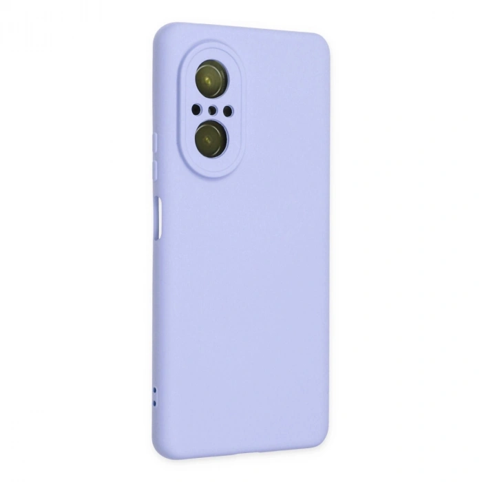 Huawei Nova 9 Se Kılıf Nano İçi Kadife Silikon - Lila