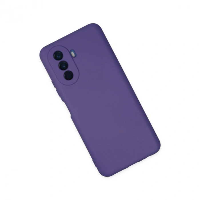 Huawei Nova Y70 Kılıf Nano İçi Kadife Silikon - Mor