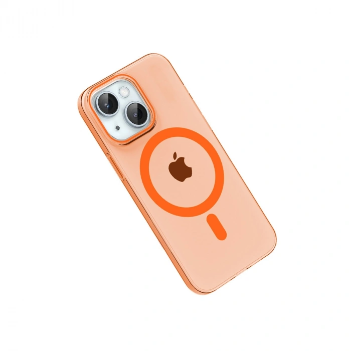 Joko Apple İphone 14 Pc Blank Magsafe Kapak - Turuncu