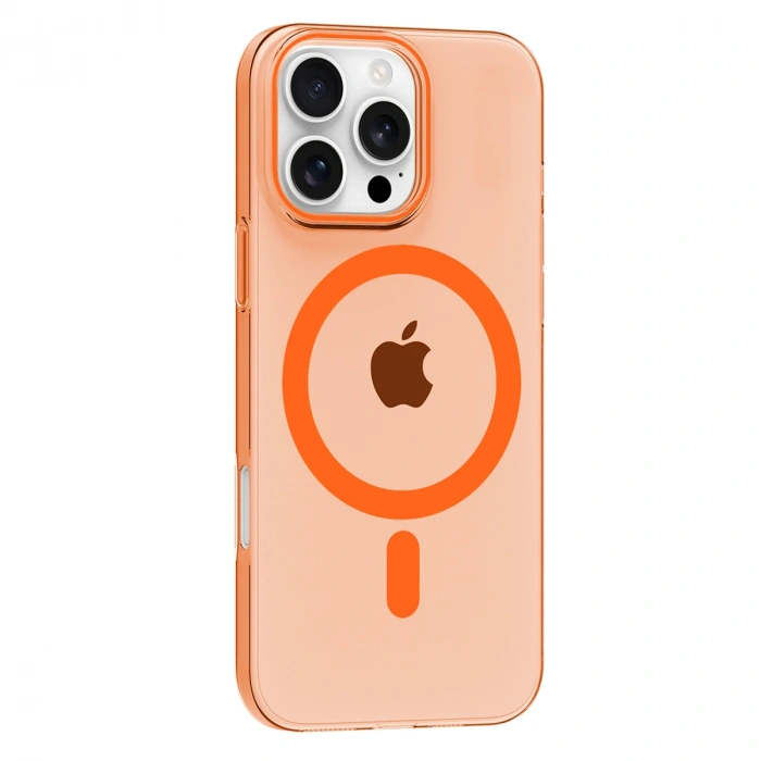 Joko Apple İphone 16 Pro Max Pc Blank Magsafe Kapak - Turuncu