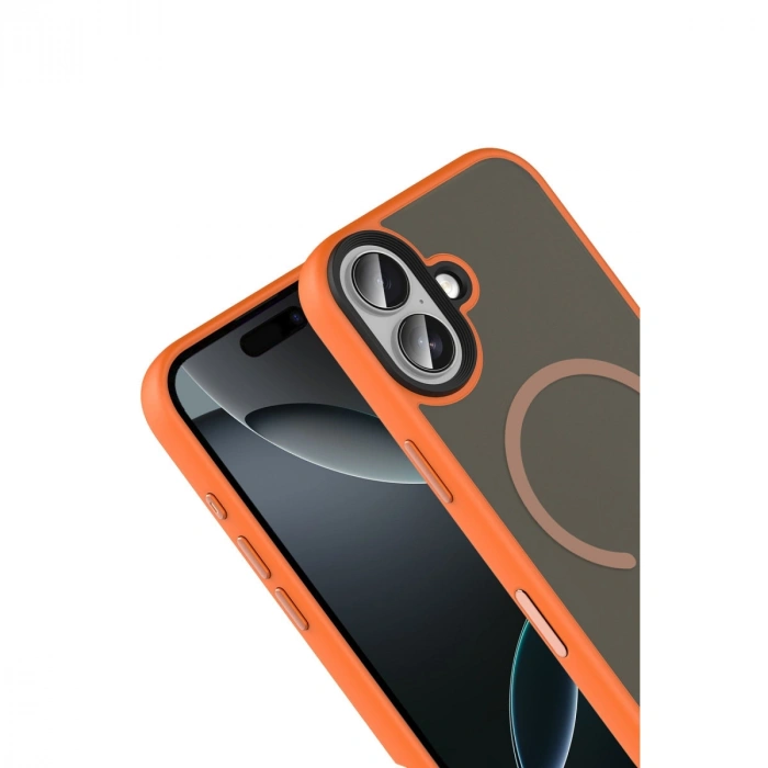Joko Apple İphone 17 Megane Magsafe Kapak - Turuncu