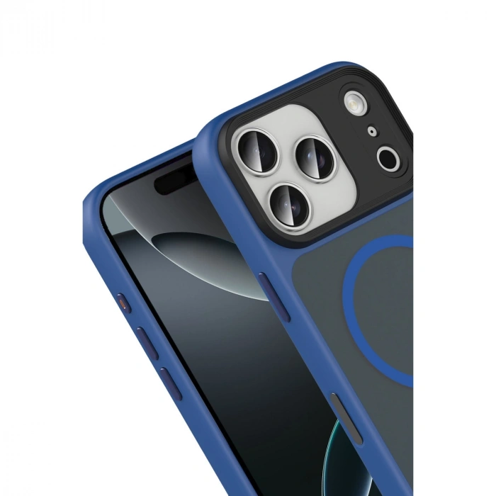Joko Apple İphone 17 Pro Max Megane Magsafe Kapak - Lacivert