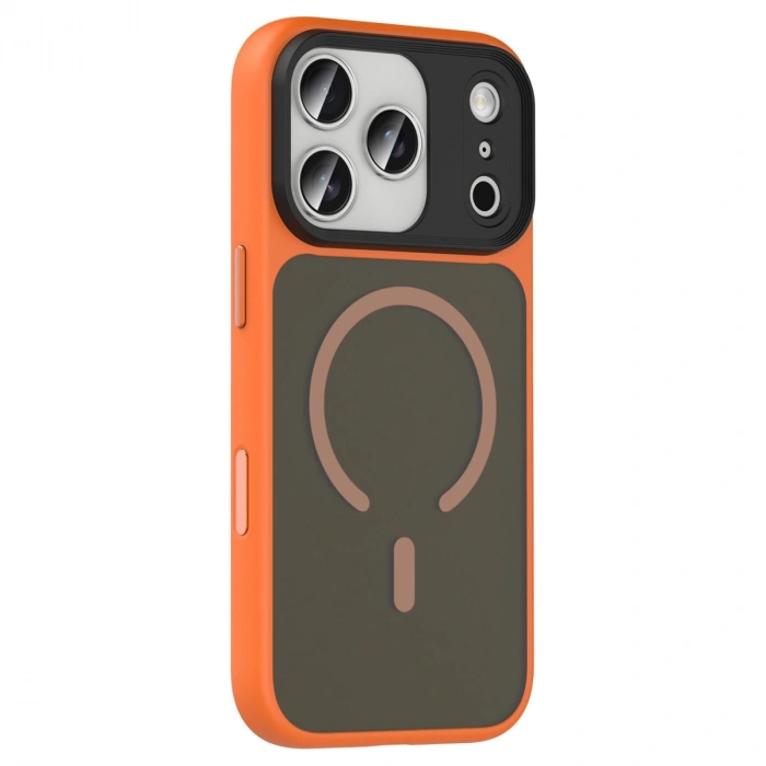 Joko Apple İphone 17 Pro Max Megane Magsafe Kapak - Turuncu