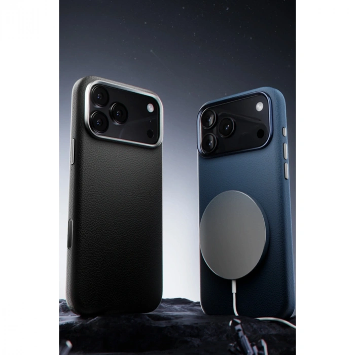 Joko Apple İphone 17 Pro Max Wonder Deri Magsafe Kapak - Turuncu