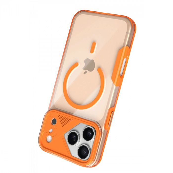 Joko Apple İphone 17 Pro Max Zinko Magsafe Kapak - Turuncu