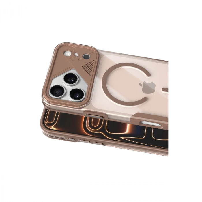 Joko Apple İphone 17 Pro Zinko Magsafe Kapak - Çöl Titanyum