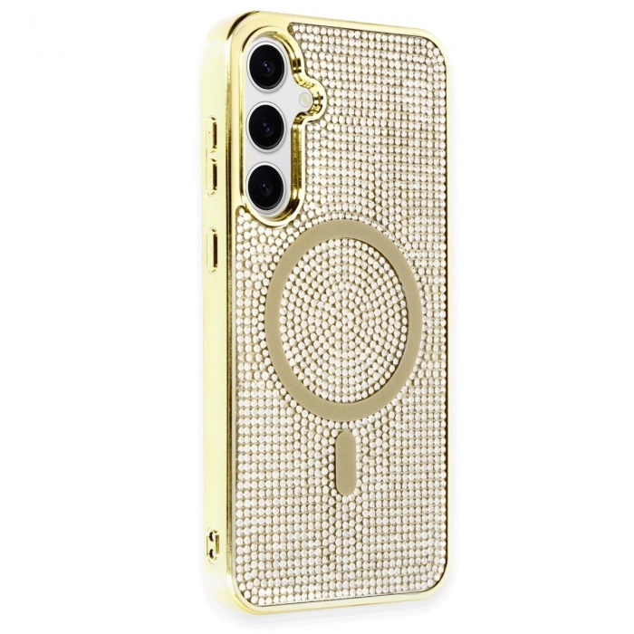 Joko Samsung Galaxy S23 Kılıf Helen Magsafe Kapak - Gold