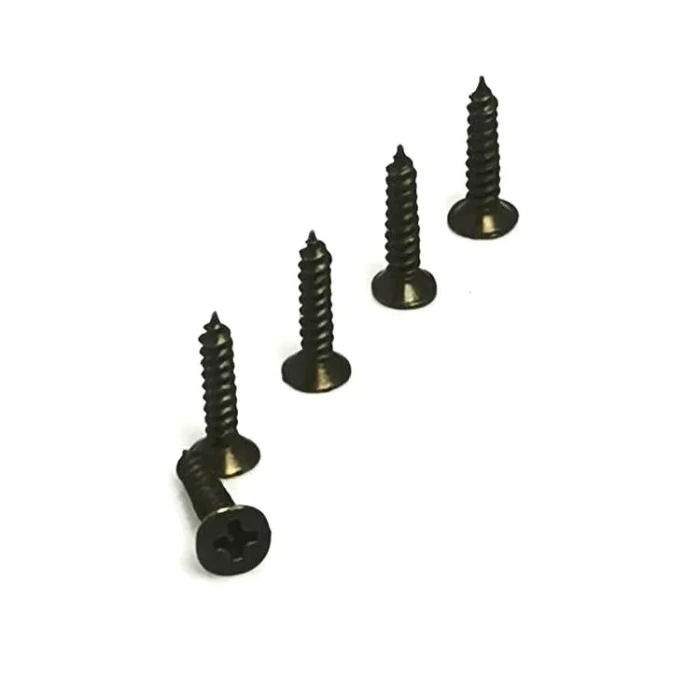 Klips, Menteşe, Ayak, Ağaç, Sunta Vidası 2,2x13 Mm - Siyah 100 Adet