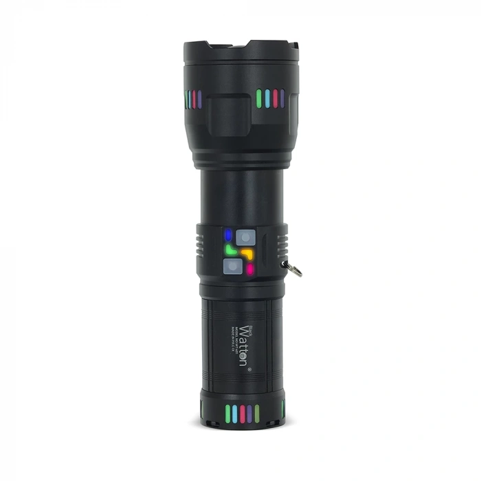 Lazer Etkili Profesyonel El Feneri  Wt-631- 30,000 Lümen