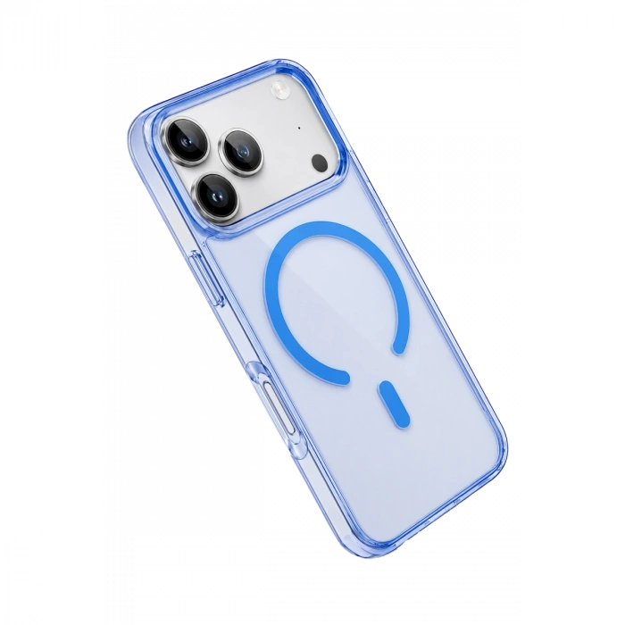 Newface Apple İphone 18 Pro Pc Real Magsafe Kapak - Sierra Blue