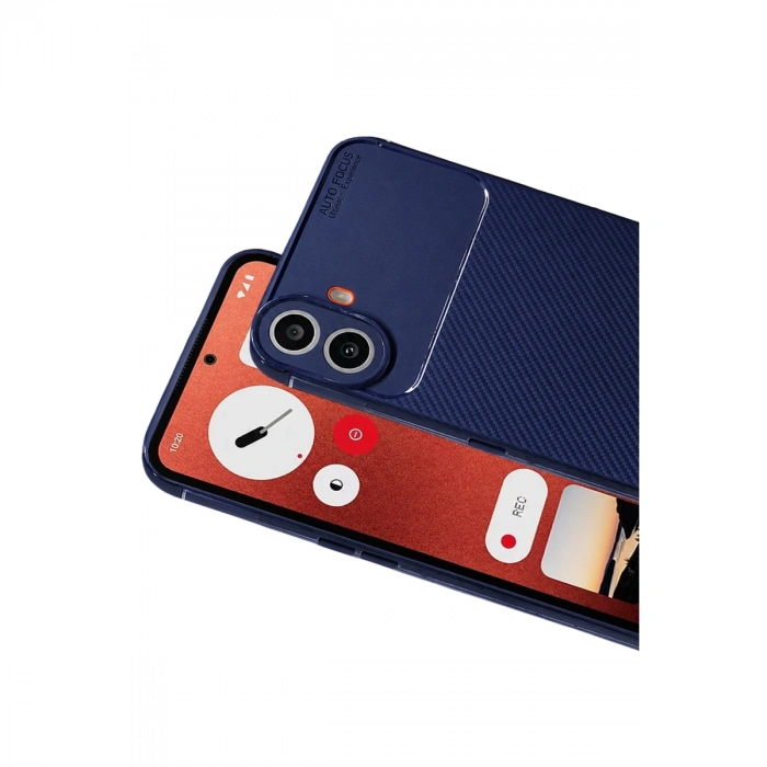 Newface Nothing Phone Nothing Cmf Phone 1 Auto Focus Karbon Kapak - Lacivert