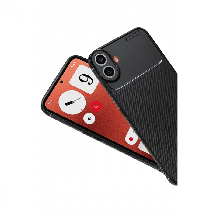 Newface Nothing Phone Nothing Cmf Phone 1 Auto Focus Karbon Kapak - Siyah