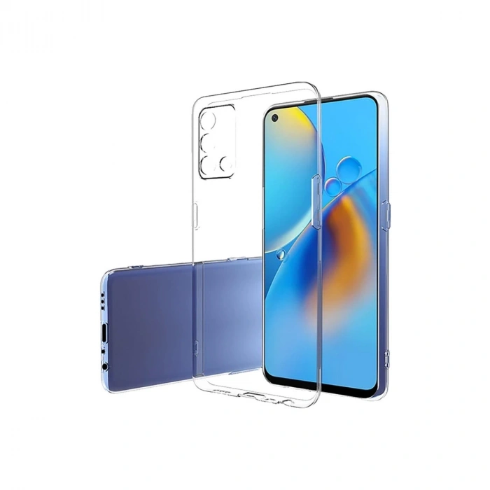 Newface Oppo A74 4g Kılıf Lüx Şeffaf Silikon