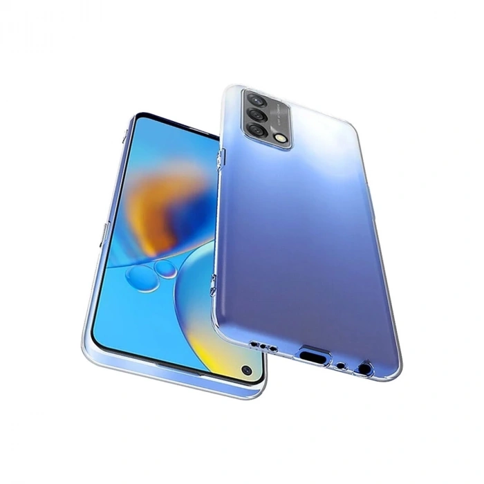 Newface Oppo A74 4g Kılıf Lüx Şeffaf Silikon