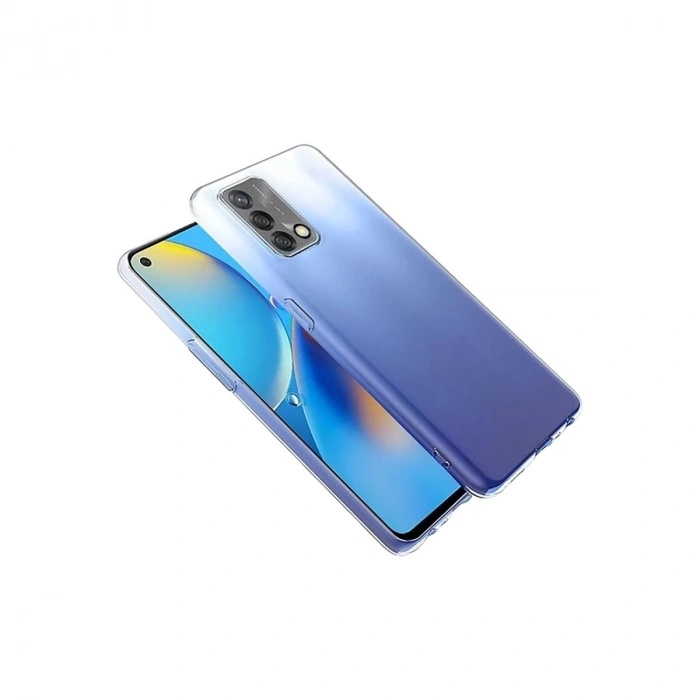 Newface Oppo A74 4g Kılıf Lüx Şeffaf Silikon