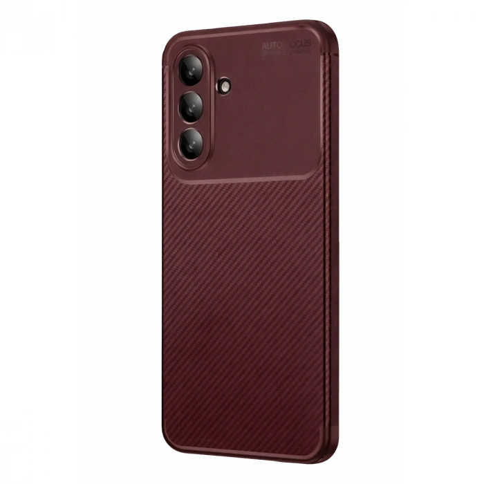 Newface Samsung Galaxy S26 Fe Auto Focus Karbon Kapak - Bordo