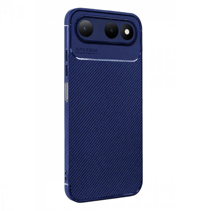 Newface Tecno Spark 50 5g Auto Focus Karbon Kapak - Lacivert