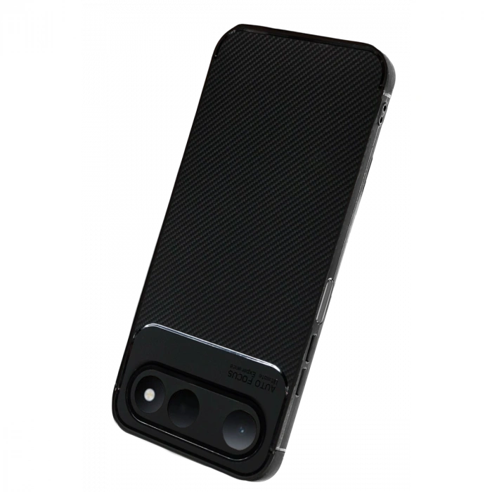 Newface Tecno Spark 50 5g Auto Focus Karbon Kapak - Siyah