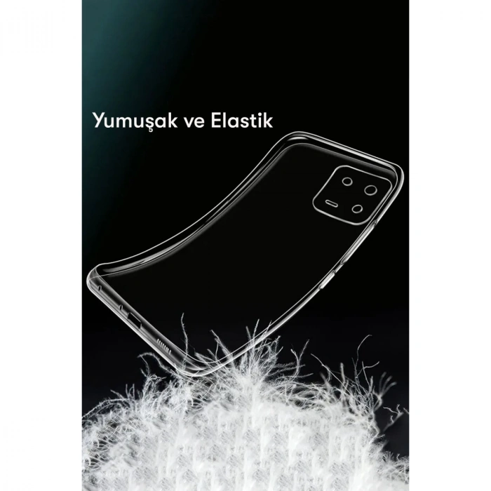 Newface Xiaomi Mi 13 Pro Kılıf Lüx Şeffaf Silikon
