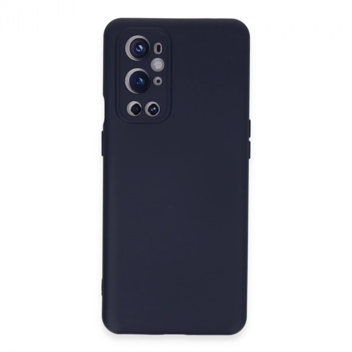 One Plus 9 Pro Kılıf Nano İçi Kadife Silikon - Lacivert