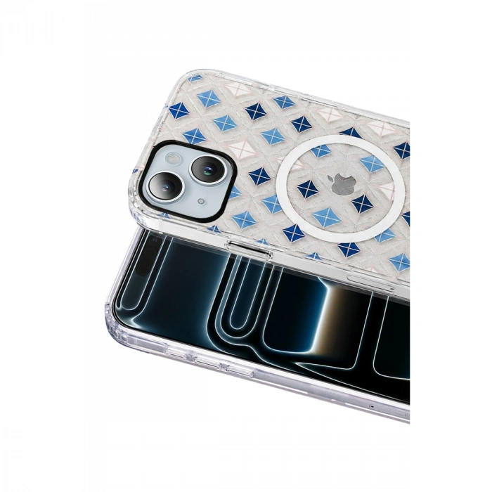 Onegif Apple İphone 14 Desina Magsafe Kapak - Desen 4