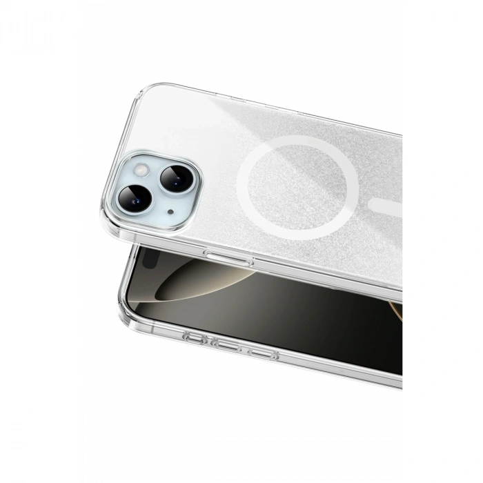 Onegif Apple İphone 14 Sora Simli Magsafe Kapak - Beyaz