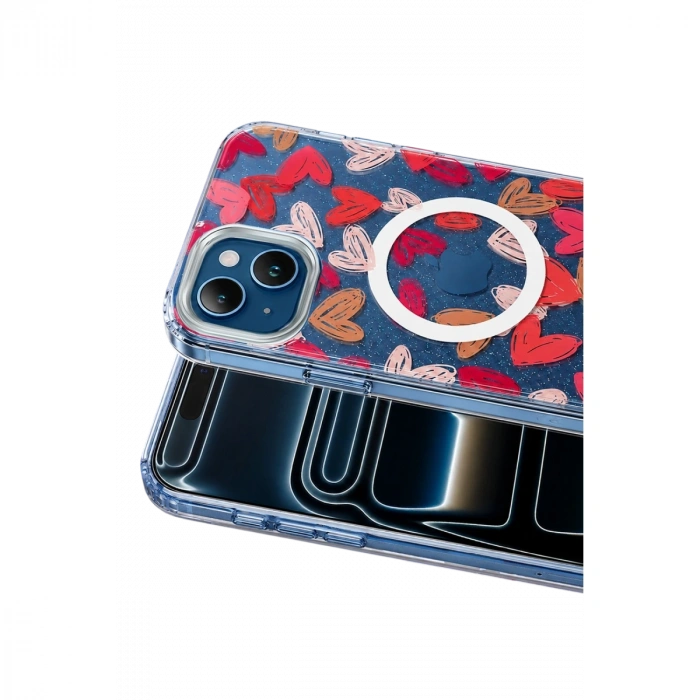 Onegif Apple İphone 15 Desina Magsafe Kapak - Desen 6