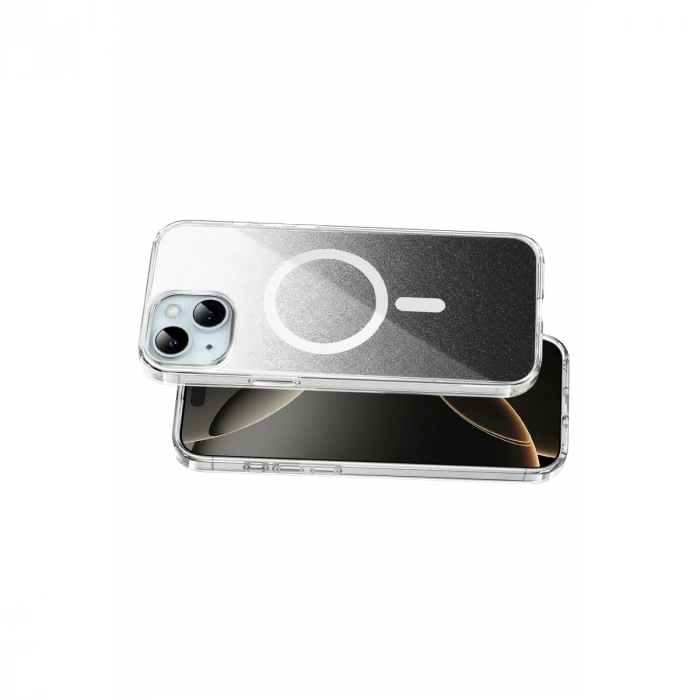 Onegif Apple İphone 15 Sora Simli Magsafe Kapak - Siyah