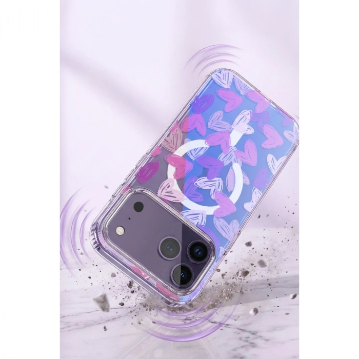 Onegif Apple İphone 17 Pro Desina Magsafe Kapak - Desen 6