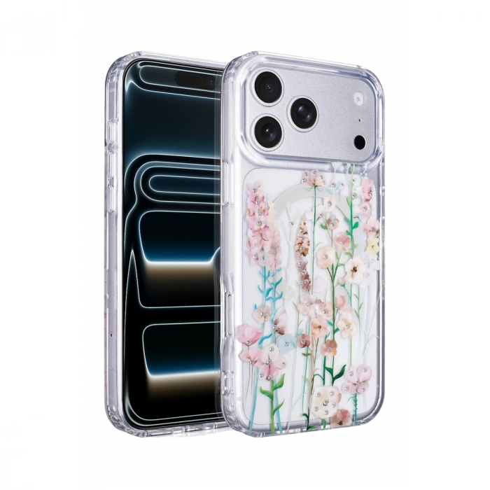 Onegif Apple İphone 17 Pro Max Desina Magsafe Kapak - Desen 1