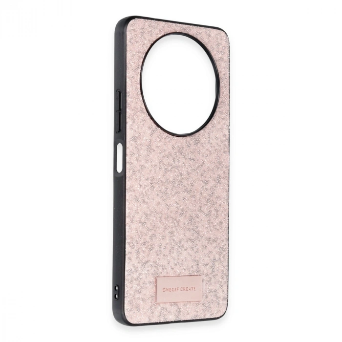 Onegif Xiaomi Redmi A3 4g Bright Simli Kapak - Pembe