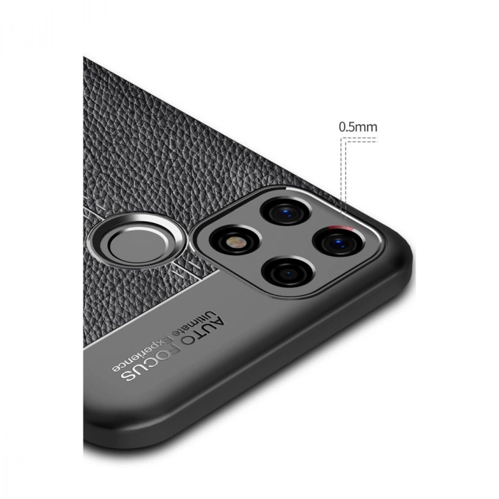 Oppo A15 Kılıf Auto Focus Kapak - Siyah