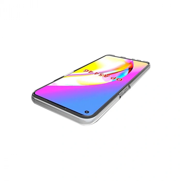 Oppo A54 4g Kılıf Deluxe 2mm Şeffaf Silikon - Şeffaf