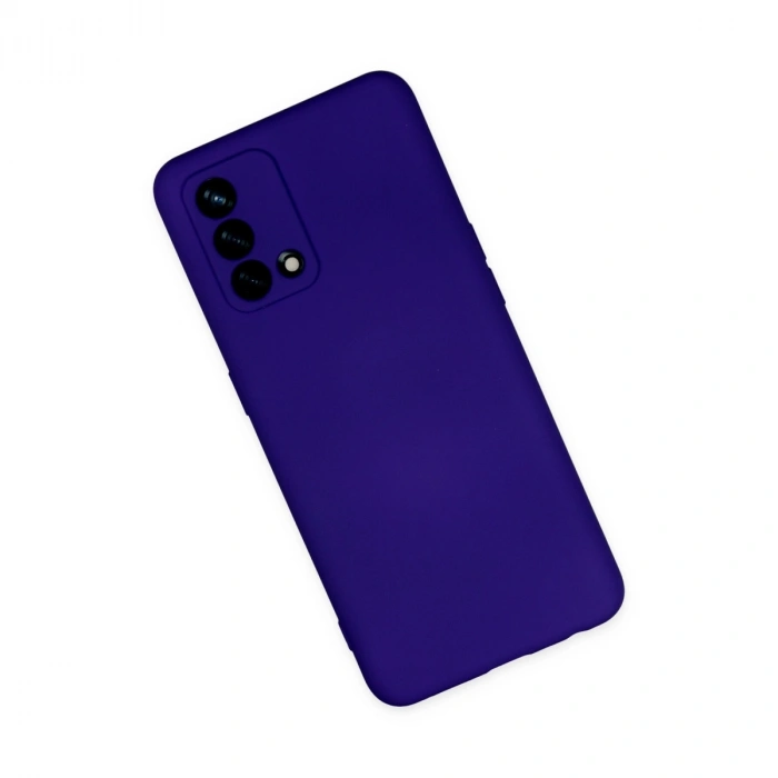 Oppo A74 4g Kılıf Nano İçi Kadife Silikon - Mor