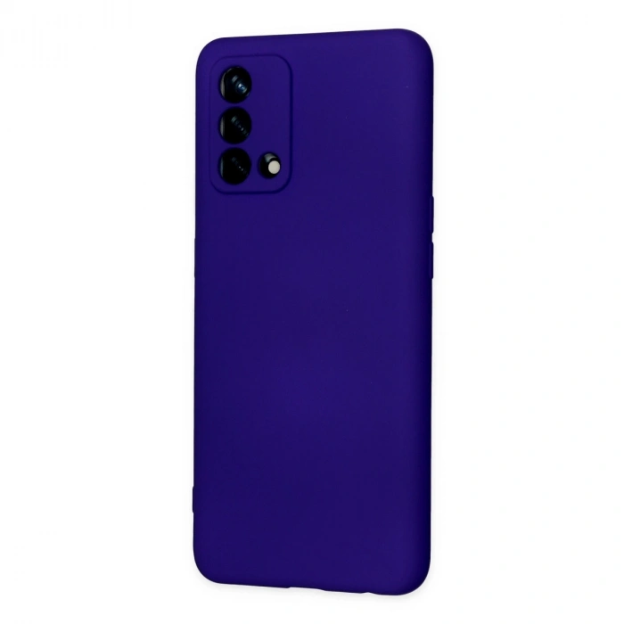 Oppo A74 4g Kılıf Nano İçi Kadife Silikon - Mor